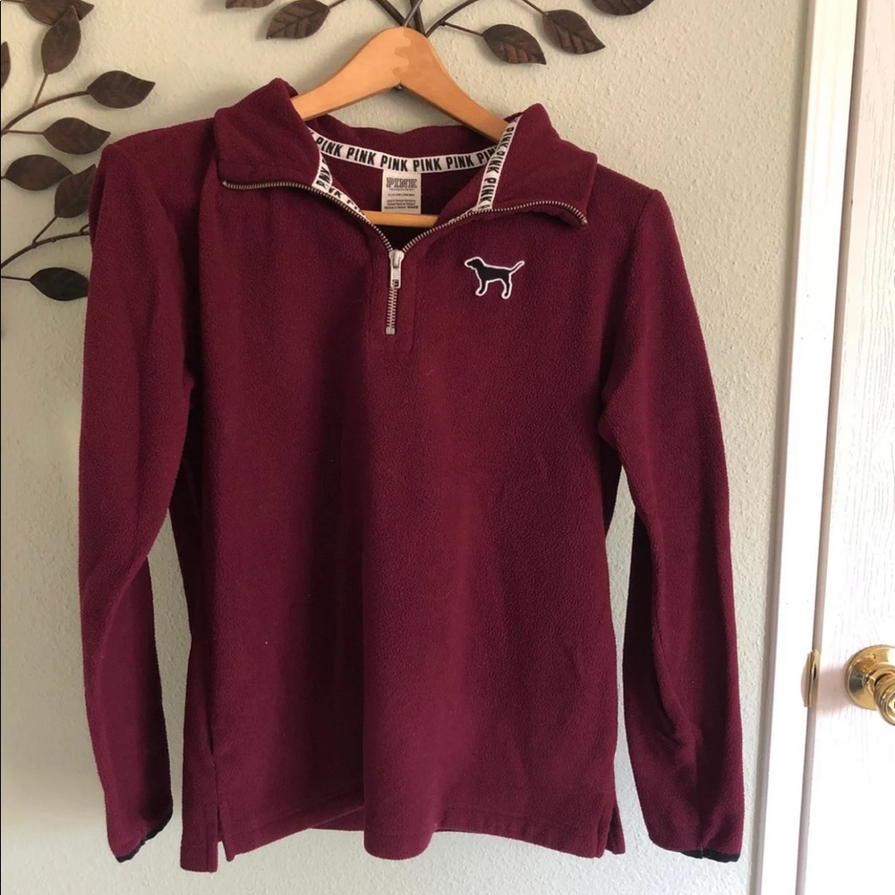 PINK Fleece Quarter Zip